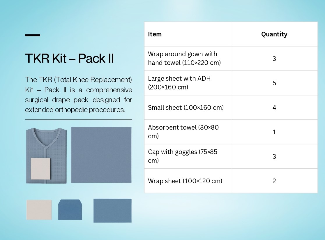 TKR Kit - Pack II Specification Sheet