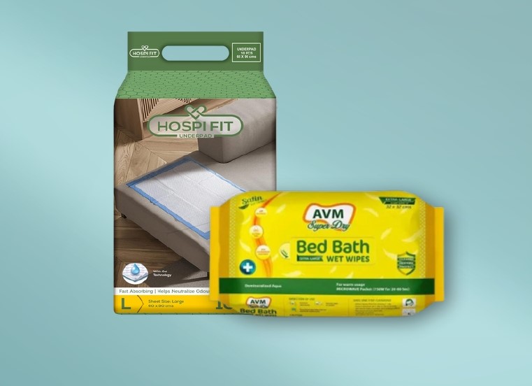 Underpads and Wet Wipes